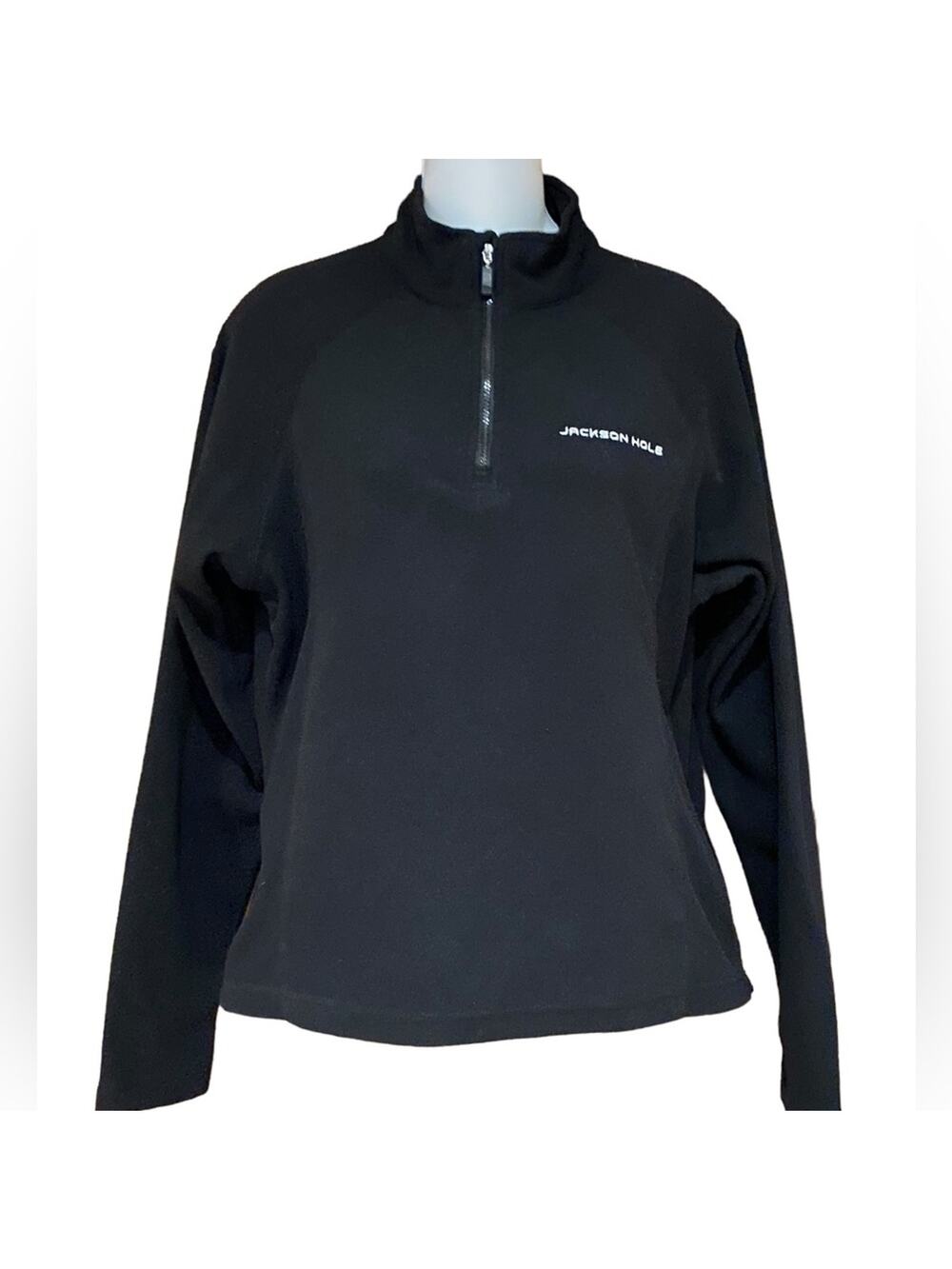 Storm Creek Womens Medium Fleece Quarter Zip Jackson Hole Embroidered